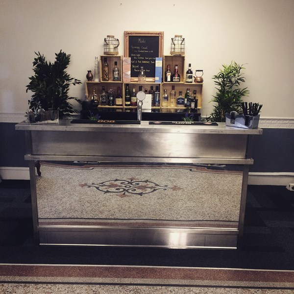 Mirror fronted bar