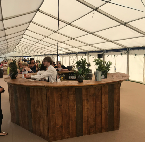 Wooden Circle Bar